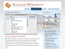 Tablet Screenshot of latein-woerterbuch.de